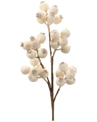 Melrose International Set Of 6 Beaded Berry Spray