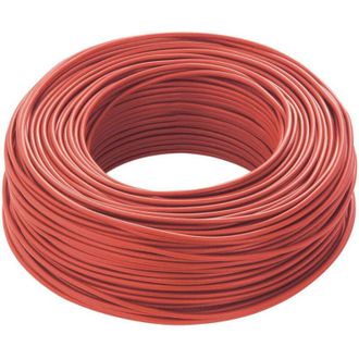 Trade Shop Trade Shop - Cavo Rosso 100 Mt Isolato Unipolare 1 X 1,5 M2 Antifiamma Materiale Elettrico