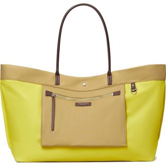 Tory Burch Ella Twist Reversible Tote in Wheat at Nordstrom