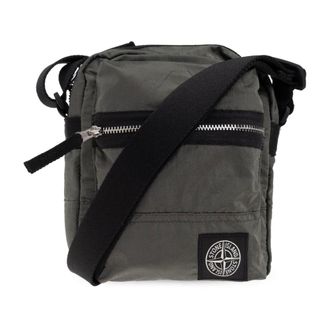 Stone Island Cross Body Messenger, male, Green, ONE SIZE, Belt bag