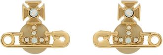 Vivienne Westwood Earrings, female, Yellow, Size: ONE SIZE Kitty Earrings