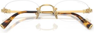 Miu Miu Mua 54S Zonnebril - unisex - Brillen - Geel - 51 MM - Accessoires