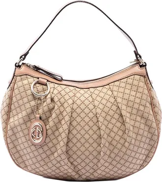 Gucci Pre-owned Gucci Diamante Canvas Sukey Shoulder Bag Ladies BHIFC0EBGG2E50LI