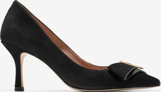 Cole Haan Womens Felicia Bow Pumps - Black Size 10.5