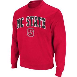 Colosseum Mens Colosseum Red NC State Wolfpack Arch & Logo Crew Neck Sweatshirt at Nordstrom, Size Xx-Large