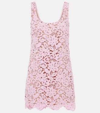 Self Portrait Miniabito in pizzo