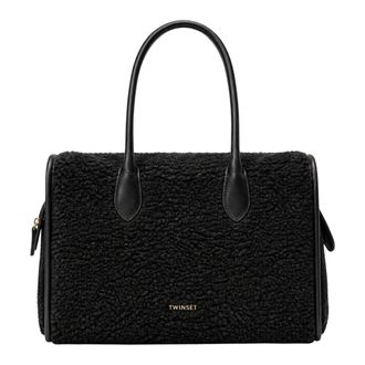 Twinset Tote Bag - Dames - Tassen - Zwart - Maat: ONE Size Poliester