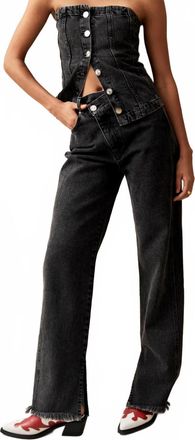 Alohas Kansas Denim Pants In Black
