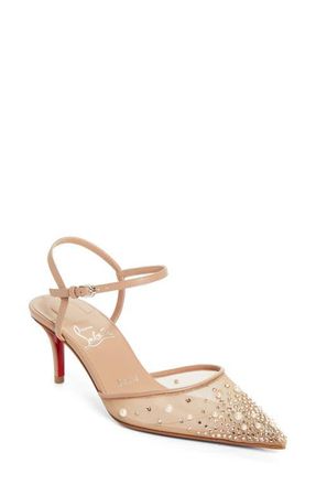 Christian Louboutin Miss Z Riviera Pump in Blush/Blush at Nordstrom, Size 10.5Us