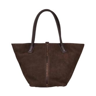 Alexander Smith Lauren Shopper - Dames - Tassen - Bruin - Maat: ONE Size Su&egrave;de