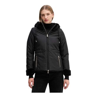 Geox Kaula Jas - Dames - Winterjassen - Zwart - XL - Leer - Jassen