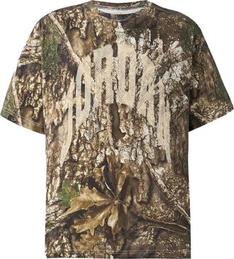 Nike Jordan logo-detail T-shirt - men - Cotton - M - Brown