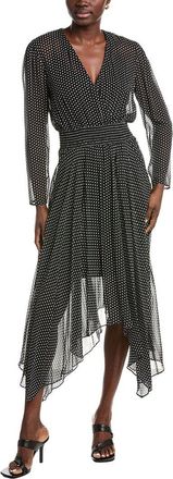 Maje Handkerchief Midi Dress