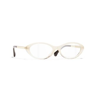 Chanel Dames, Accessoires, Wit, Maat: 54 MM