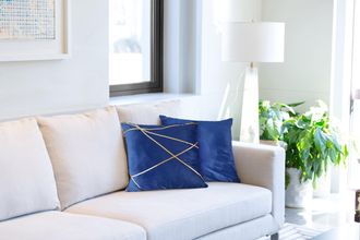 TJ Hughes Vancouver - Cushion Cover in Navy - TJ Hughes