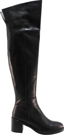 Sofia/Len Ostara Over-knee Laarzen - Dames - Over de knie laarzen - Zwart - 37 EU - Schoenen