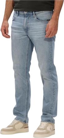 G-Star Jeans, Heren, Blauw, W34 L32, Denim, Mosa Straight Jeans