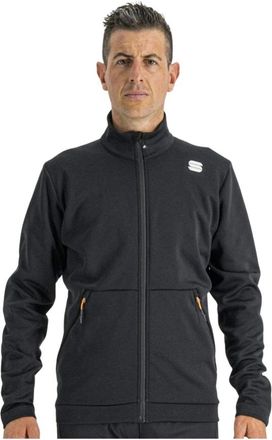 Sportful Engadin Jas - Heren - Windbreakers - Zwart - M - Fitness
