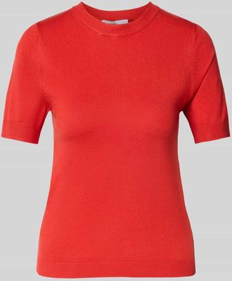 Mango Strickshirt mit Rundhalsausschnitt in Rot, Größe XS