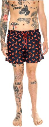 Happy Socks Shrimpy Zwemshorts - Heren - Badkleding - Veelkleurig - Maat: XL Poliester