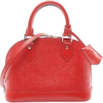 Louis Vuitton Pre-owned Alma BB Epi Handtas - Dames - Vintage Handtas - Rood - ONE Size - Leer - Vintage