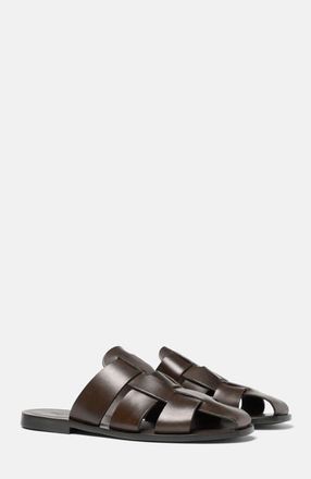 Scarosso Perseo Sandals in Brown - Calf at Nordstrom, Size 43.5