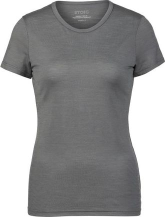 Stoic Merino145 NehrenSt. T-Shirt Merinoshirt f&uuml;r Damen | grau