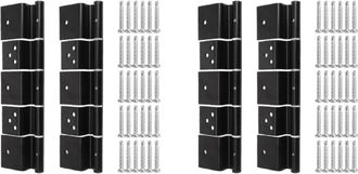 OEM Bisagras Para Puertas De 5 Paneles Para Autocaravanas, Revestimiento Negro, Bisagras Resistentes A La Fricci&oacute;n, Bisagra Para Remolque De Autocaravana