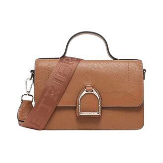 Etrier Altesse Crossbody Tas - Dames - Tassen - Bruin - Maat: ONE Size Katoen