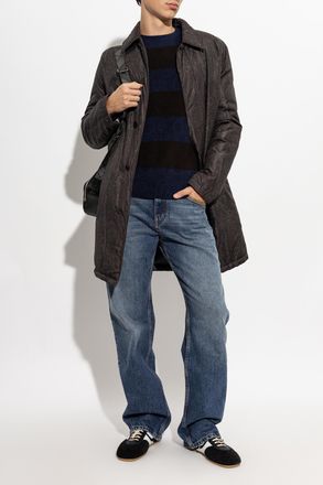 Etro Patterned Coat, Mens, Grey