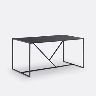 La Redoute Interieurs Rechthoekige ijzeren eettafel, 6 couverts, Abby