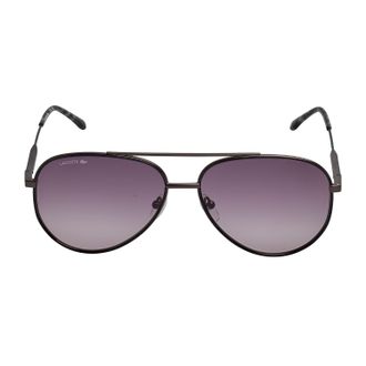Lacoste Mens Metal Aviator Sunglasses L247S - Grey - One Size