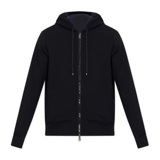 Paul Smith The Hoodie - Heren - Vesten met rits - Blauw - 2XL - Leer - Hoodies & sweatvesten
