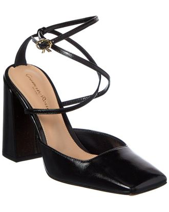 Gianvito Rossi Ludovica Leather Slingback Pump