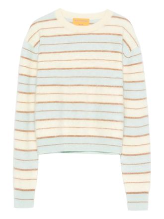 Guest In Residence Grizzly gestreepte trui - Blauw