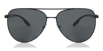 Prada PS52WS 1BO06F Mens Sunglasses Black Size 61