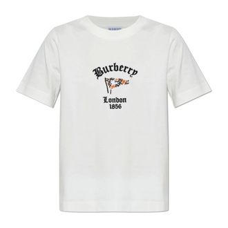 Burberry T-Shirts, female, White, Size: 2XS Frankie T-shirt