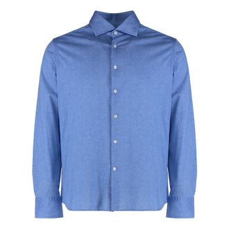 Sonrisa Cotton Shirt - Heren - Casual Overhemden - Blauw - 2XL - Katoen - Overhemden