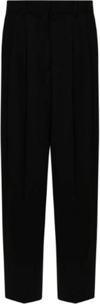 P.A.R.O.S.H. Liliuxy 24 Broeken - Dames - Straight fit broeken - Zwart - XS - Wol - Broeken