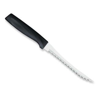 Rada Cutlery 5-Inch Tomato Slicer Serrated Stainless Blade Anthem Wave Handle in Black at Nordstrom