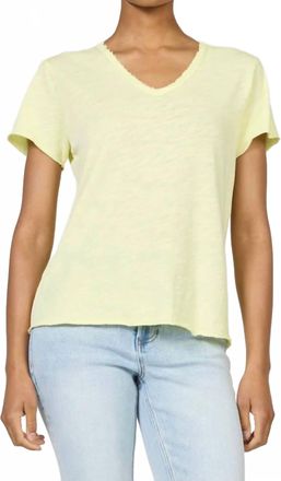 Dear John Denim Womens Vanya Tee In Yellow