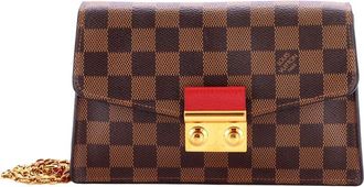 Louis Vuitton Croisette Chain Wallet Nm Damier (Authentic Pre-Loved)