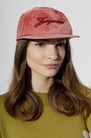 Jacquemus Gardian Baseball Cap, Unisex, Red