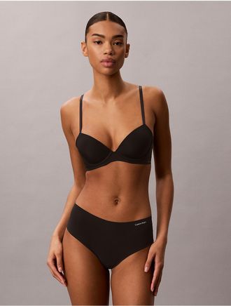 Calvin Klein Womens Invisibles Hipster - Black - XL