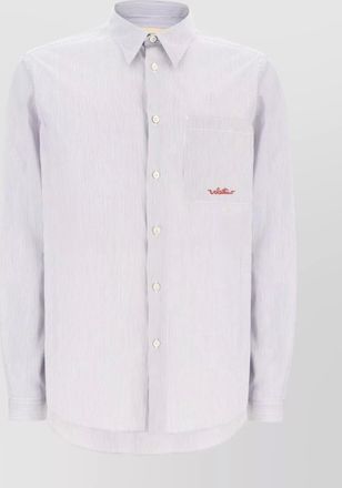 Valentino Garavani printed pattern poplin shirt