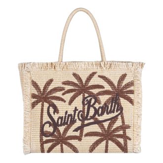 MC2 Saint Barth Tote Bags, female, Beige, Size: ONE SIZE Borsa Vanity