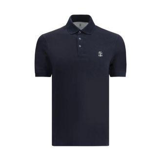 Brunello Cucinelli Hombre, Camisetas, Azul, Talla: S