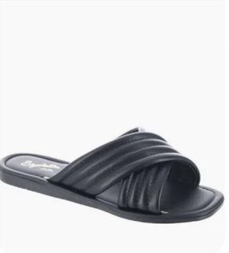 Seychelles Womens Word For Word Leather Sandal In Black