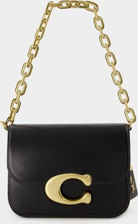 Coach Womens Idol Crossbody - - Leather - Black Calfskin - One Size