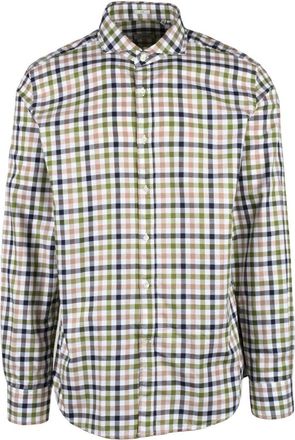 Himon's S overhemd - Heren - Casual Overhemden - Groen - XL - Katoen - Overhemden